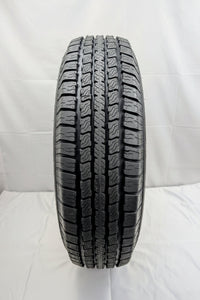 ST235/80R16 Trailer Tire and Wheel – Taskmaster Provider Load Range E (10 Ply) 16" 8-Lug Black Steel Wheel - alternate angle | 