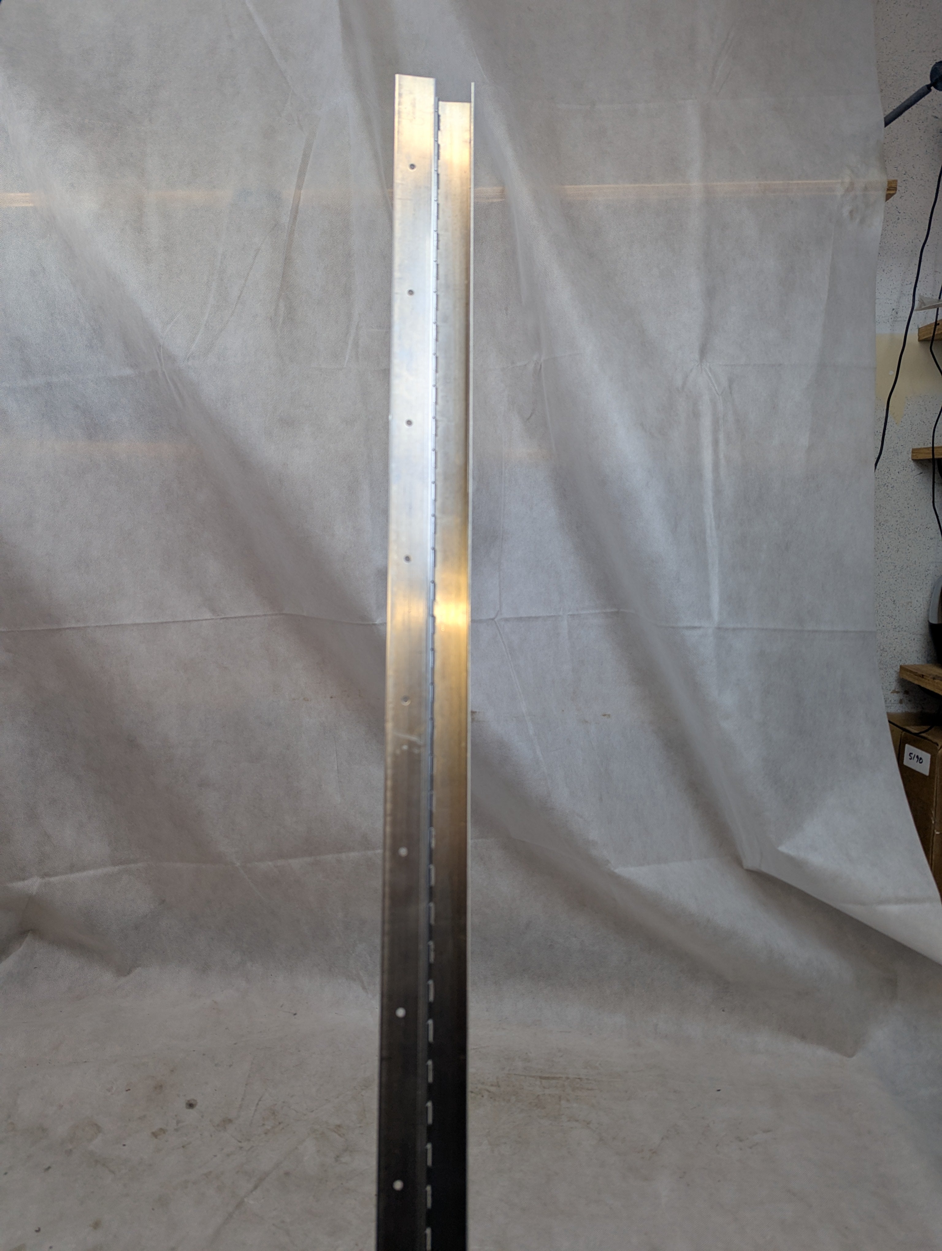 Stainless Steel 72" Piano Hinge for Trailer Side Entry Doors