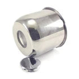 4.9" Stainless Steel Trailer Center Cap for Aluminum Wheels