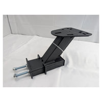 Heavy Duty Stake Pocket Spare Tire Carrier for Trailers - 150 lbs - close-up view | AAA Trailer