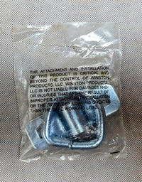 Steel Heavy-Duty Surface Mount D-Ring for Trailer Decks Floors - detail view | AAA Trailer