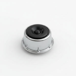 1.98" Super Lube grease cap with rubber plug for 2,000-3,500 lb trailer hubs