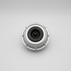2.44" Super Lube grease cap with rubber plug for 5,200-6,000 lb 6-lug trailer hubs