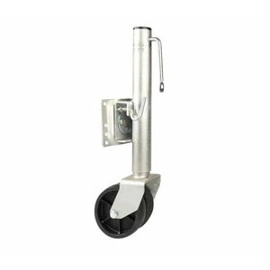 Swivel Trailer Tongue Jack with Dual Wheels, 2000 lbs Capacity