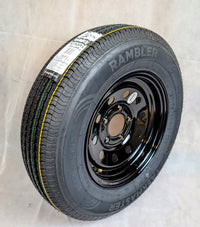 Taskmaster 185/80R13 Rambler ST Radial Trailer Tire Black 13" Mod Wheel - full product view