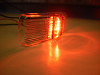 TECNIQ S19 Red LED Trailer Marker Light with Clear Lens Bargman 38 Replacement - alternate angle | AAA Trailer