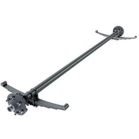 Terran 3,500 lb Trailer Axle – 95" Hub Face – 80" Spring Center – 5 on 4.5 – Idler Axle Kit