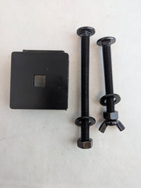 E Track Spare Tire Holder Mount, Upgraded Double Fittings Wheel Carrier for Enclosed Trailers, Garages, Truck, Warehouse and 