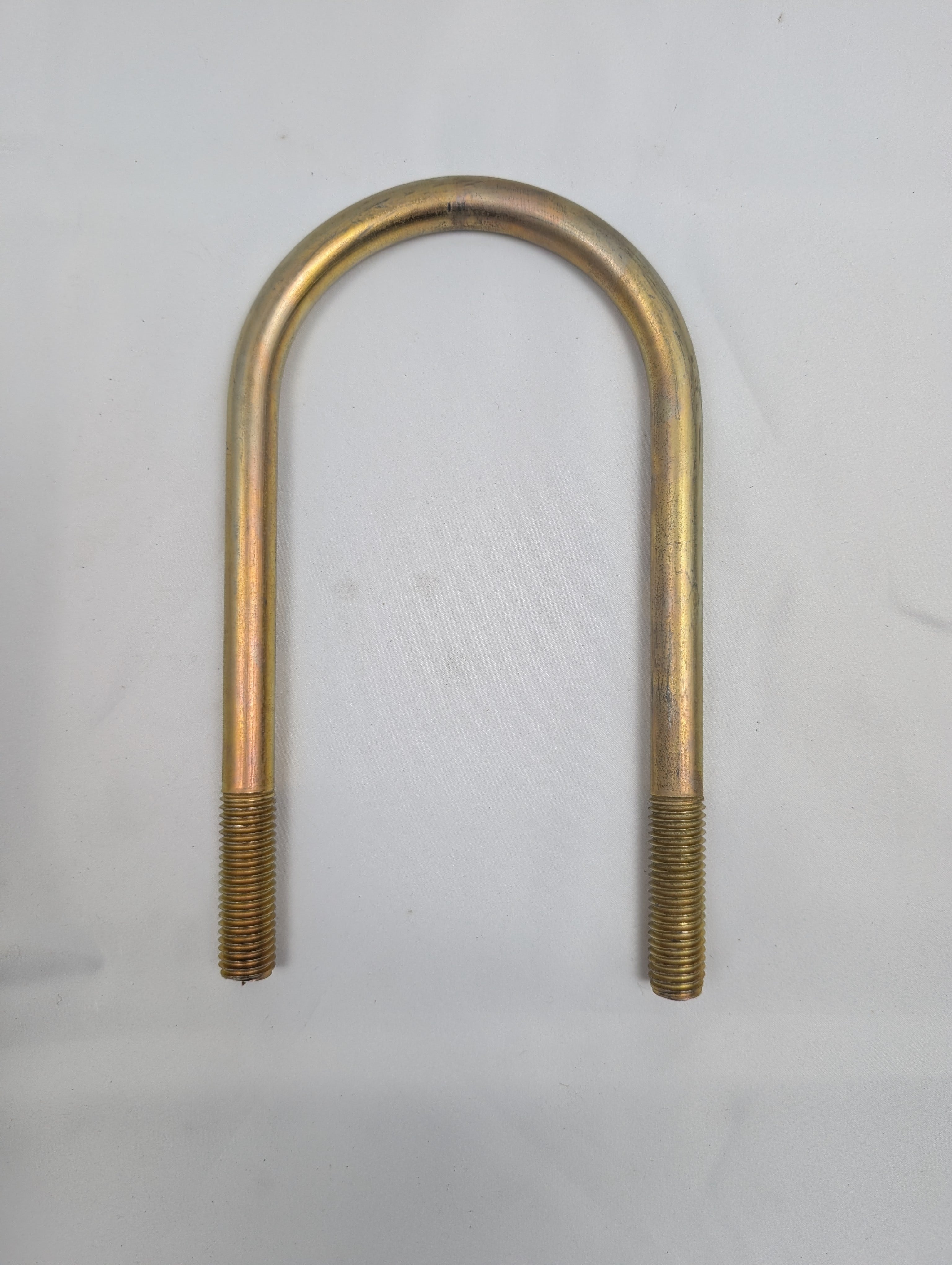 Trailer U-Bolt 4-Pack — 4" x 8-1/8" Round, 5/8"-11 Thread for 9,000 lb Axles