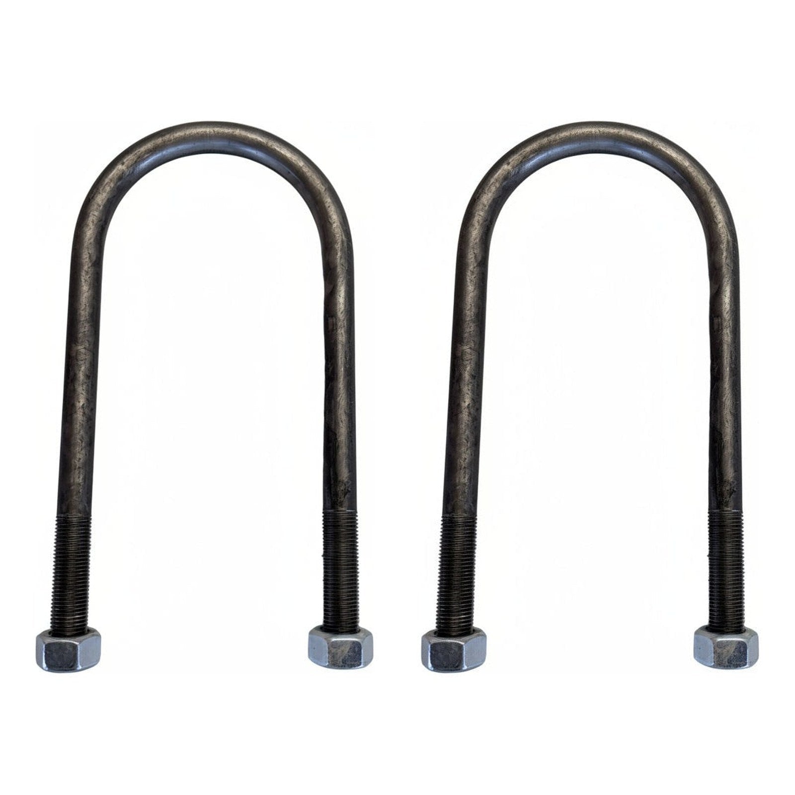 Trailer Axle U-Bolt + Nuts 2-Pack – 3.5" x 7-7/8", 9/16"-18 (8K Round Axle)