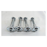 4 Pcs Trailer Hasp Bolt Kit for Trailer Cam Lock Hasp, Trailer Hasp Bolt Kit, 1 1/2" Bolt w Barrel Nut - 18 x 1 - full produc