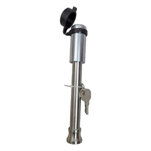 Trailer hitch receiver lock Heavy Duty Chrome 5/8" Pin (fits 2" and 2.5" Hitch) - full product view | AAA Trailer