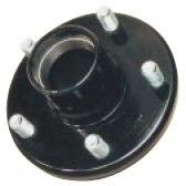 Trailer Hub Assembly 5-Bolt on 4-1/2" Studded Trailer Hub (Shorty - 3-1/2") for 1-1/16 Inch Straight Axle Spindle - 2000 lbs,