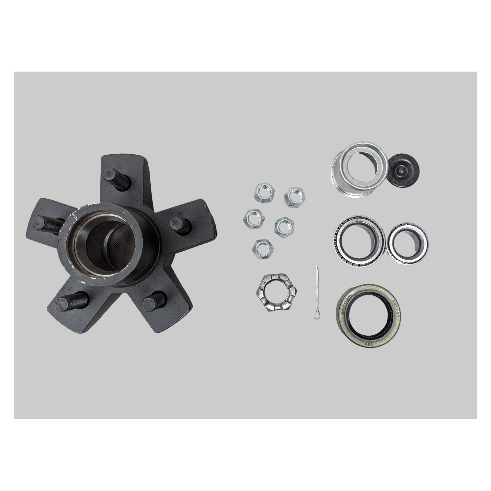 Dexter EZ Lube 5 Bolt Trailer Hub Kit for 3500 lb Axles
