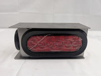 Trailer Light Box Kit w/ LED Lights – 6.5" Oval + 2.5" Marker | Steel Housing - alternate angle | AAA Trailer