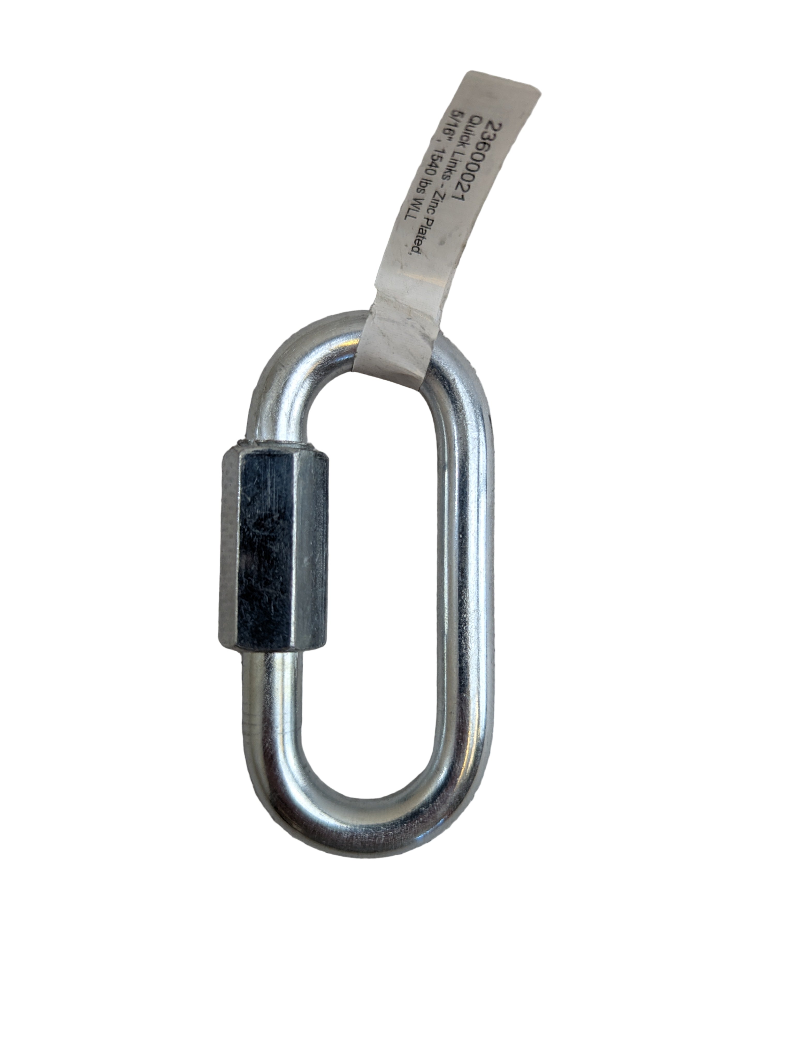 Trailer Safety Chain Quick Link - Zinc Plated, 5/16"