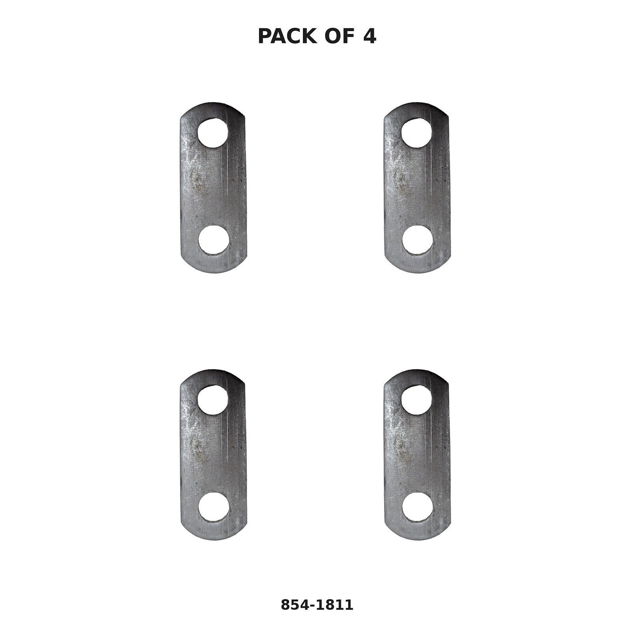 Trailer Shackle Link Strap 4-Pack – 2-1/4" Center-to-Center