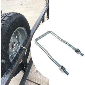 Heavy-Duty Trailer U-Bolt Spare Tire Carrier Bracket for Side Mount