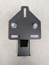 Trailer Stake Pocket Spare Tire Carrier - full product view | AAA Trailer