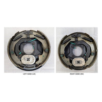 TRP 10" x 2-1/4" Self-Adjusting Electric Trailer Brake — BK-10E-01SA (LH) / BK-1 — LH and RH side-by-side | AAA Trailer
