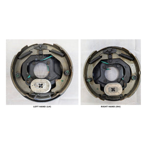 TRP 10" x 2-1/4" Self-Adjusting Electric Trailer Brake — BK-10E-01SA (LH) / BK-10E-02SA (RH) | 3,500 lb Axles | Lippert & Dexter Compatible