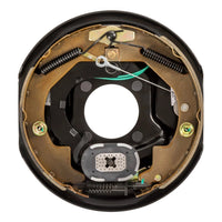 TRP 10" Left Side Self-Adjusting Electric Brake for 3500-4400lb Axles - 4400 lbs - alternate angle | AAA Trailer