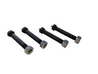 9/16" x 3-1/2" TRP Greaseable Wet Shackle Bolt Kit — bolts with locknuts, detail view | AAA Trailer