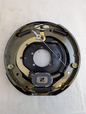 TruRyde BK-12E-01SA Left-Hand Self-Adjusting Electric Trailer Brake Assembly – 12” x 2” for 5.2K–7K Axles - 5,200 lb - full p