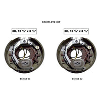 TruRyde 12-1/4" x 3-3/8" Electric Trailer Brake Set – Complete LH + RH Pair for  — Kit composite | AAA Trailer