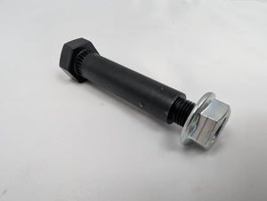 TruRyde FA-7-126 9/16 inch to 7/16 inch Step-Down Shackle Bolt with Flanged Lock Nut - Angled View