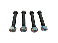 TruRyde FA-7-17 splined shackle bolt 9/16-18 x 3-1/2 with lock nut (axle set, 4-pack)