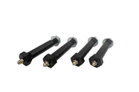 TruRyde FA-7-187 greasable shackle bolt axle set – 4 bolts with grease fittings, 9/16 to 7/16 step-down for trailer spring shackles