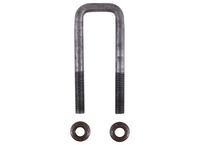 U-Bolt for 1-3/4" & 2" Square Trailer Axles – 1/2-20 Thread - detail view | AAA Trailer