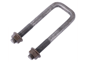 U-Bolt for 1-3/4" & 2" Square Trailer Axles – 1/2-20 Thread - full product view | AAA Trailer