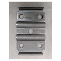 U-Bolt Plate for 3" Diameter Round Trailer Axle  - 1-3/4" Wide Spring - 9/16 or 1/2" U Bolts - full product view | AAA Traile