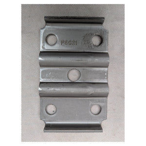U-Bolt Plate for 3" Diameter Round Trailer Axle  - 1-3/4" Wide Spring - 9/16 or 1/2" U Bolts - full product view | AAA Traile