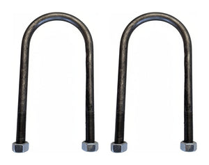 Trailer Axle U-Bolt + Nuts 2-Pack – 3.5" x 7-7/8", 9/16"-18 (8K Round Axle) - pack view | AAA Trailer
