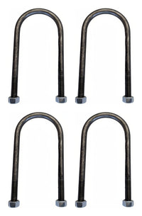 Trailer Axle U-Bolt + Nuts 4-Pack – 3.5" x 7-7/8", 9/16"-18 (8K Round Axle) - pack view | AAA Trailer
