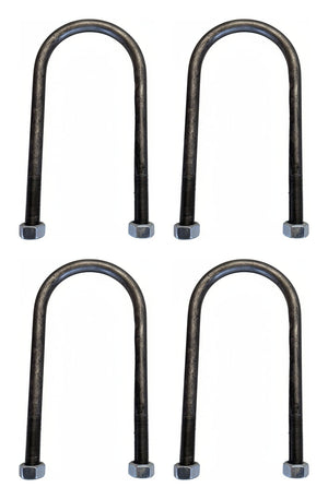 Trailer Axle U-Bolt + Nuts 4-Pack – 3.5" x 7-7/8", 9/16"-18 (8K Round Axle) - pack view | AAA Trailer