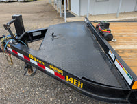 Used 2024 Big Tex 14EH 83" x 22' Equipment Trailer - 14K GVWR, Dovetail, Mega Ramps - view 9