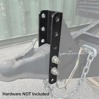 Versatile 5-Position Adjustable Coupler Channel - detail view | AAA Trailer