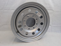 Vesper 16" x 6" Steel Modular Trailer Wheel - 8 lug on 6.5 Bolt Pattern - Silver or Black - 7,000 lb, 8x6.5 - close-up view |
