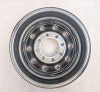 Vesper 16" x 6" Steel Modular Trailer Wheel - 8 lug on 6.5 Bolt Pattern - Silver or Black - 7,000 lb, 8x6.5 - component detai