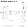 Trailer Wall E-Track Tool Holders Set - Secure & Organized - 2x4 - close-up view | AAA Trailer