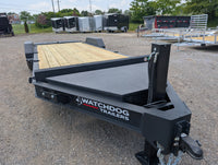 Watchdog GBA 22 ft equipment trailer — 8 inch I-beam main frame construction