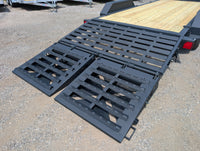Watchdog GBA 83x22 equipment trailer — 14K GVWR heavy-duty flatbed in stock at AAA Trailer