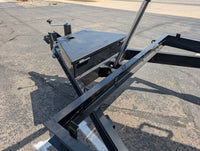 Watchdog Wrangler dump trailer — slide-in loading ramps