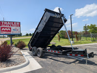 Watchdog Wrangler dump trailer — formed steel dump body sidewalls