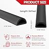 Weather Stripping Door Seal ($1.80 Per Foot)  Self Adhesive EPDM Foam Rubber Seal Strip D-Shaped - detail view | AAA Trailer