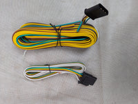 Trailer Wiring Harness Kit, 25ft Trailer Wire with 4 Flat Extension Connector, 4 Pin Flat Wishbond Wiring Light Kit - detail 